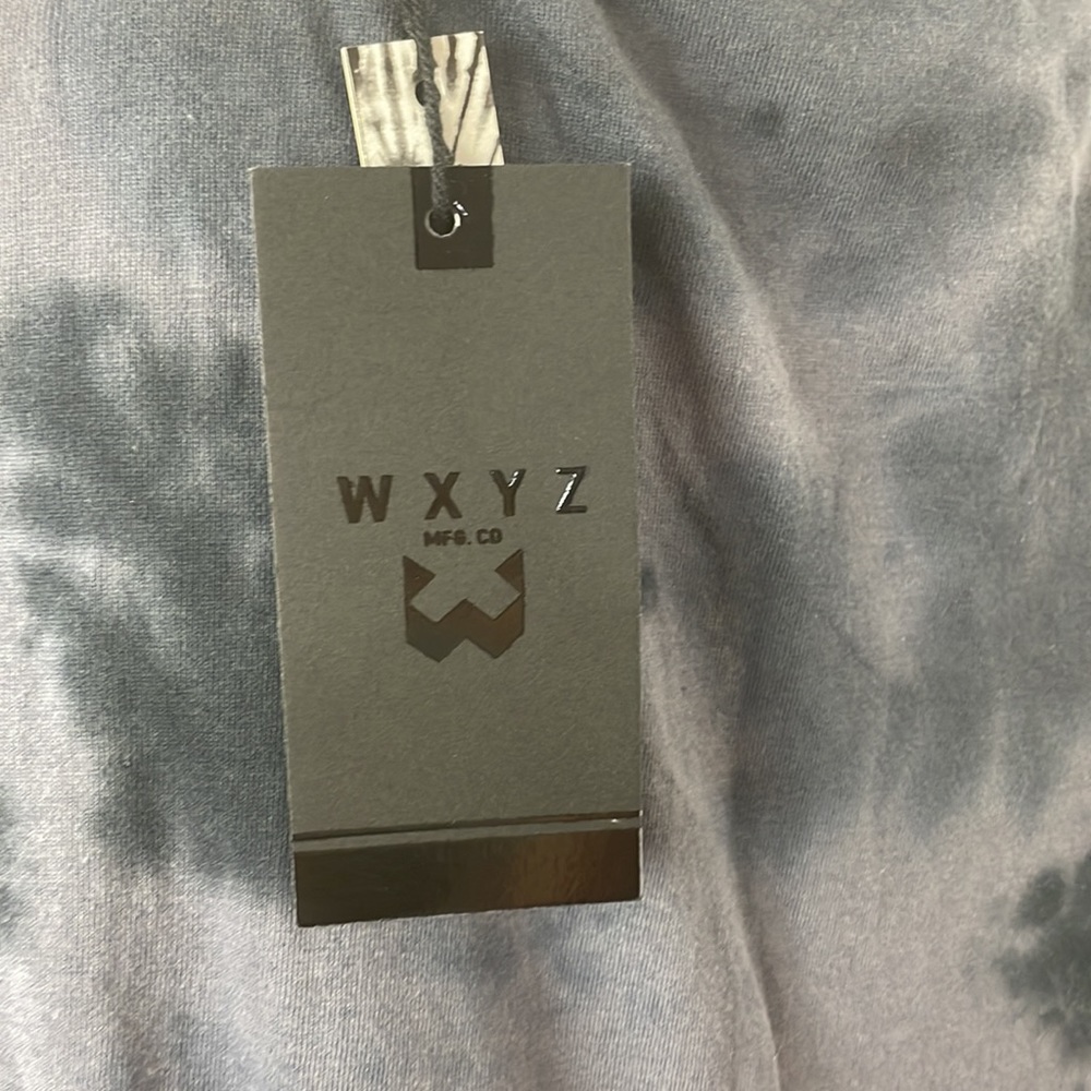 W X Y Z Mfg. Co. Tie Dye Black T-Shirt Skull Size Large - Picture 7 of 9